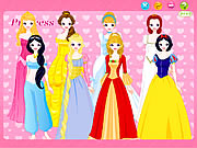 Disney Princess Dress up